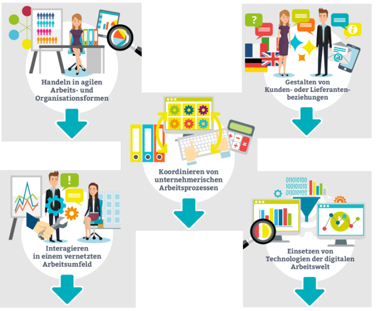 Grafik Ausbildung Handlungskompetenzorientierung