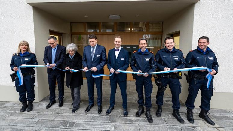 Banddurchschneidung Notariat Stammheim